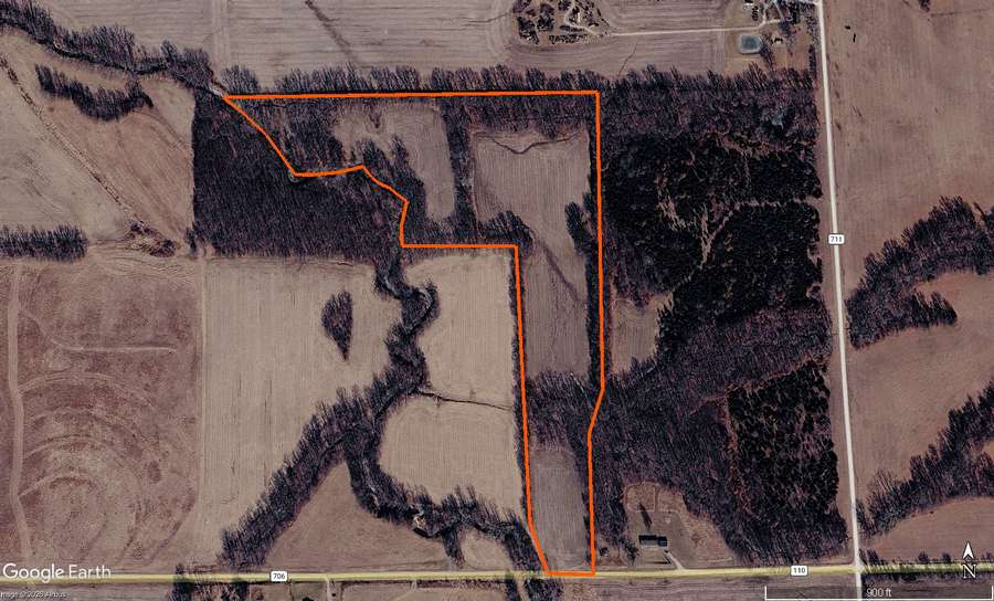 26± Acres | Creek-Bottom Bucks, Class II soils, Build Potential